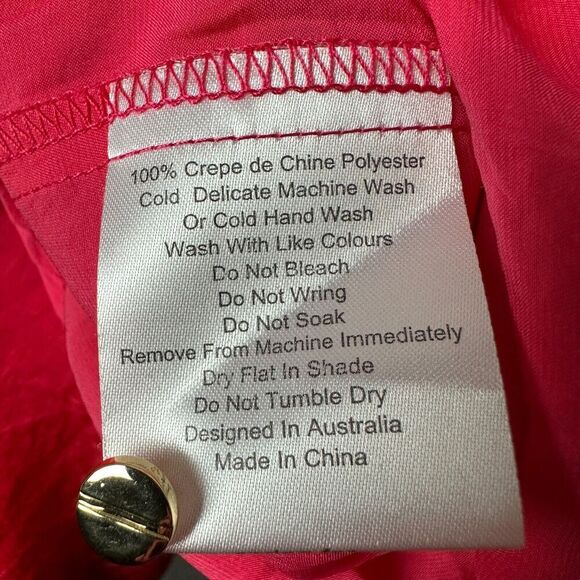 2/$30 Alison Dominy Pink Popover Shirt Blouse Tunic Size 20 Loose Fit Office NWT - Picture 10 of 12